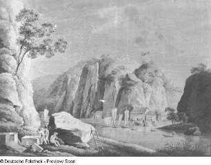 Herrnskretschen, Blick vom linken Elbufer