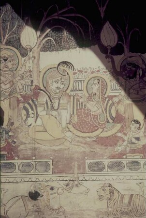 Reisefotos Indien. Wandmalerei