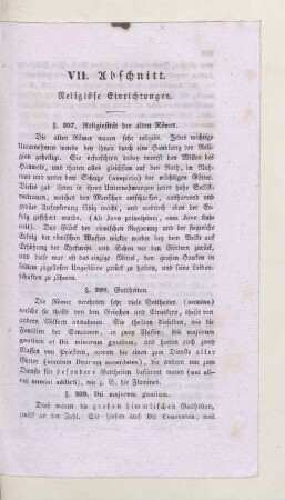 VII. Abschnitt