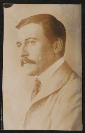 Porträt von Hofmannsthal im Halbprofil