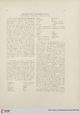 3.1900: Zur historischen Topographie Lykiens
