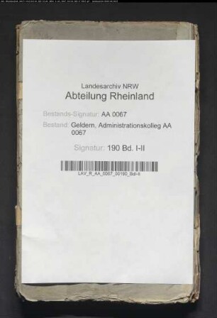 Intendierte Veräußerung der Herrlichkeit Broeckhuysen