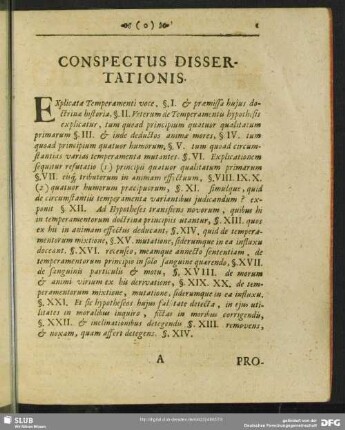 Conspectus Dissertationis