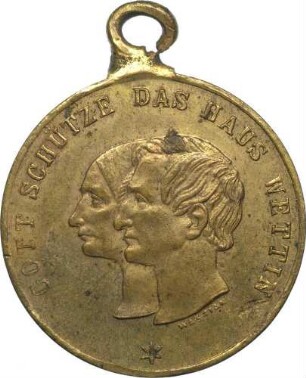 König Johann und Amalie Auguste - Goldene Hochzeit