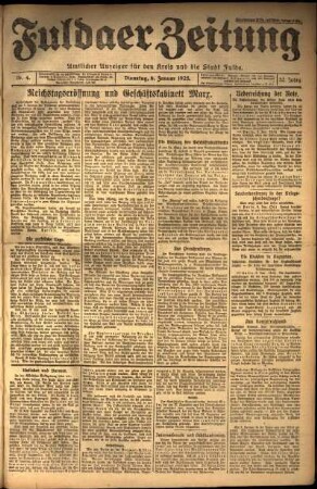 Ausgabe vom Dienstag, den 06. Januar 1925.