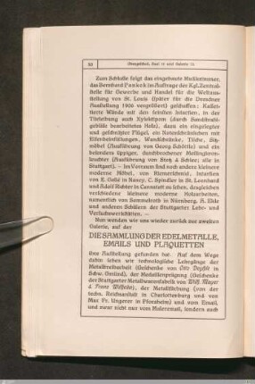 Die Sammlung der Edelmetalle, Emails und Plaquetten