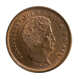 Münze, Schilling (Skilling), 1842