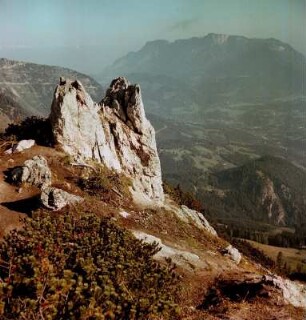Blick vom Jenner in die Berchtesgadener Alpen