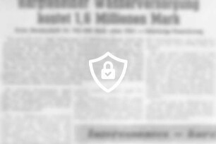 Bargteheider Wasserversorgung kostet 1,6 Millionen [Name maskiert]