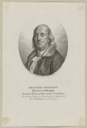 Bildnis des Benjamin Franklin
