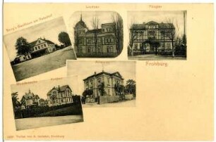 Frohburg. Verschiedene Gebäude