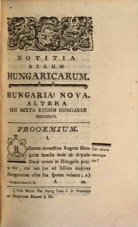 Notitia rerum Hungaricarum. 2