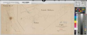 Menzel (Rüthen), Hoinkhausen (Rüthen), Teilung Hoinkhausen und Menzel (Weickede), Vermessungskarte