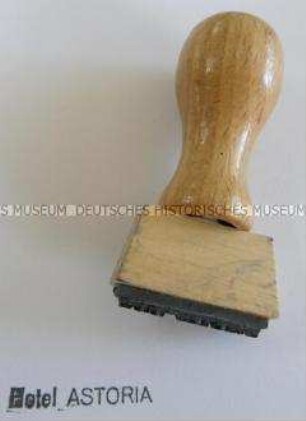 Stempel "Hotel Astoria"
