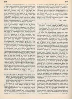 168-169 [Rezension] Meyer, Hans, Thomas von Aquin
