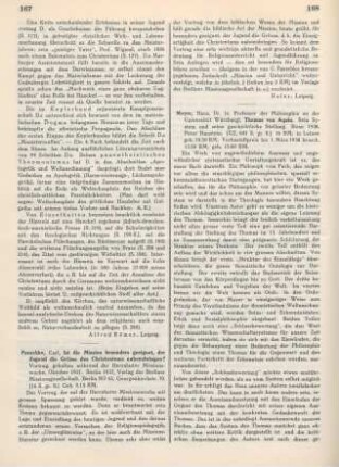 168-169 [Rezension] Meyer, Hans, Thomas von Aquin