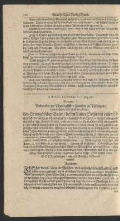 Ad Sectionem III. [IV.]