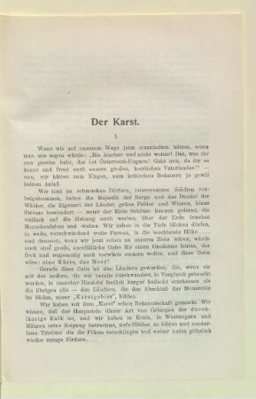 Der Karst