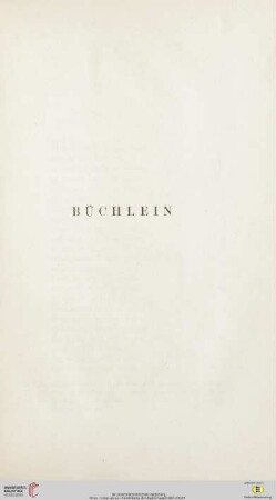 Büchlein