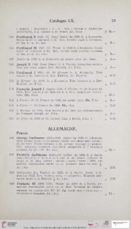 Allemagne (Nr. 556 - 623)