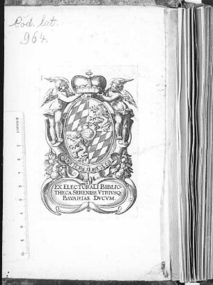 Machumetis Magni, Turcorum regis, epistolae a Laudinio equite Hierosolymitano editae [u.a.] - BSB Clm 964