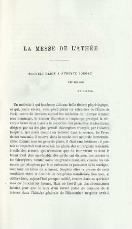 La messe de l'athée
