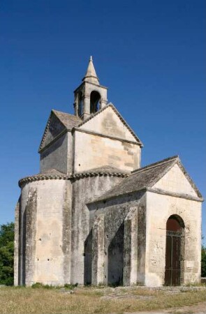 Frankreich. Provence. Bouches du Rhone. Abbaye Montmajour. Chapelle Sainte Croix. 12 Jahrhundert