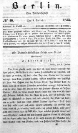 No. 40, 3. October 1835