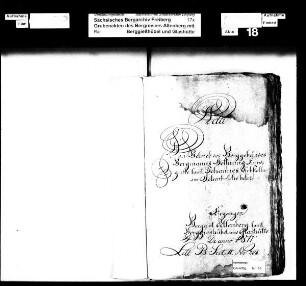 Betriebsangelegenheiten bei Bergmanns Hoffnung Fundgrube samt Johannes Erbstolln am Hohen Busche bei Altgeising