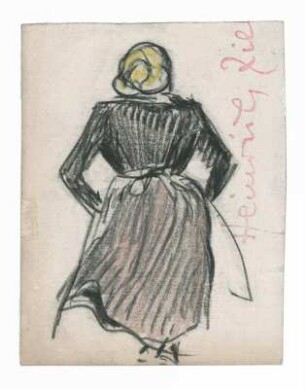 Frau von hinten