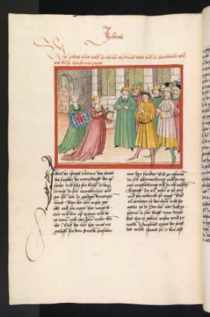 Judith zeigt dem Volk das Haupt des Holofernes