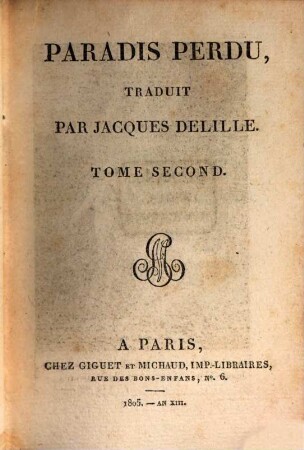 Paradis perdu, 2