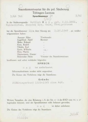 Hess, Gottlob