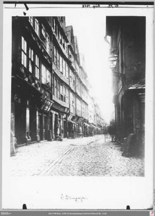 Judengasse von Norden