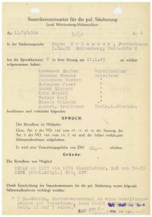 Griesser, Eugen