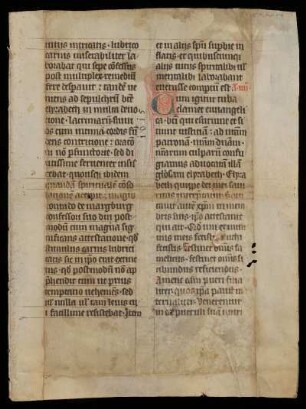 Lectionarium officii (Fragment)