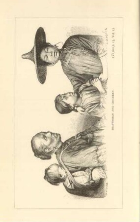Boatwoman and children