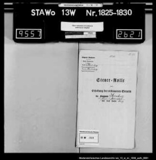 Steuer- Rolle zur Erhebung der ordinären Steuer Commune Heimburg und Kloster Michaelstein