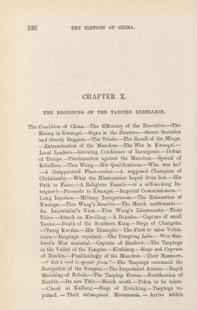 Chapter X. The beginning of the Taeping rebellion