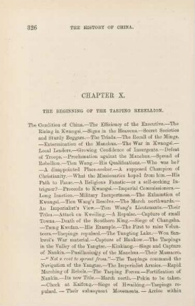 Chapter X. The beginning of the Taeping rebellion