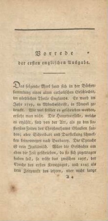 Vorrede der ersten englischen Ausgabe