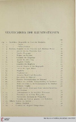 Verzeichnis der Illustrationen