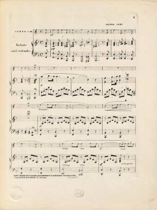 Pensiero melodico : per corno da caccia con accompagnamto. di pianoforte