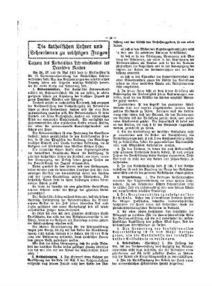 Tagung des katholischen Lehrerverbandes des Deutschen Reiches