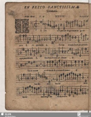 XXXIII. Te Deum patrem ingenitum