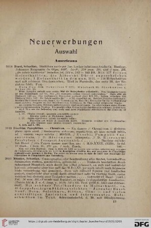 Neuerwerbungen
