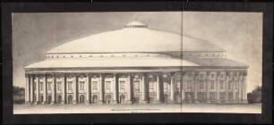 Deutsches Festspielhaus (Theater der 10.000), Berlin: Ansicht 1:100