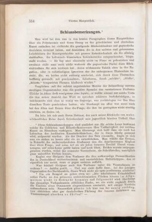 Schlussbemerkungen.