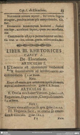 Liber III. Rhetorices
