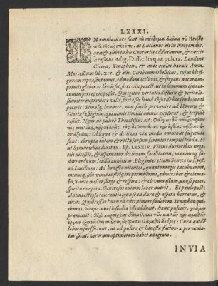 LXXXI. Invia Virtuti Nulla.